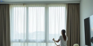 Delicate sheer drape cleaning narangba Matty Curtain Cleaning