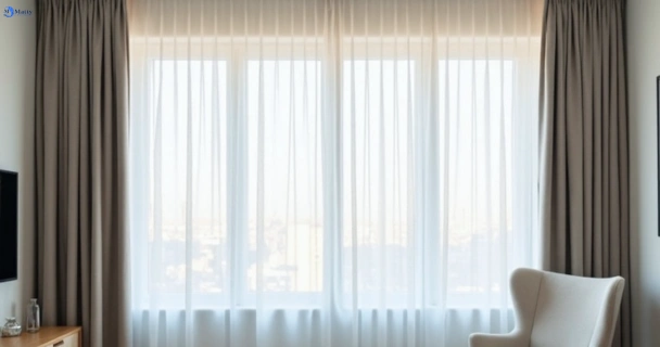 Restored vibrant drapes in narangba QLD after Matty Curtain Cleaning